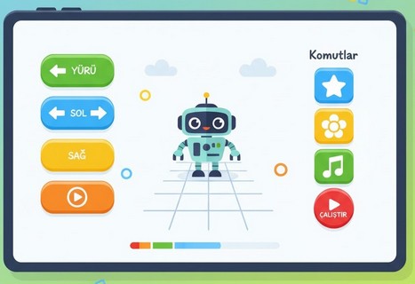 Anaokulu çocukları için ücretsiz robotik kodlama eğitimi 